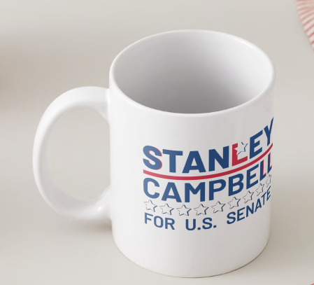 Stanley Campbell For U.S. Senate Mug